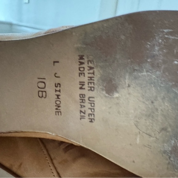 Vintage LJ Simone Montery leather boots size 10 - Picture 10 of 12